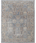 Vintage 9'7'' X 12'2'' Hand-Knotted Wool Rug 9'7'' x 12'2'' (288 X 365) / Blue / Taupe