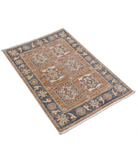 Hand Knotted Bakhtiari Wool Rug 2' 2" X 3' 1" 2' 2" X 3' 1" (66 X 94) / Brown / Grey