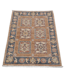 Hand Knotted Bakhtiari Wool Rug 2' 2" X 3' 1" 2' 2" X 3' 1" (66 X 94) / Brown / Grey
