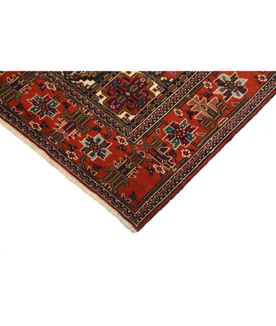 Baluch 3'3'' X 4'8'' Hand-Knotted Wool Rug 3'3'' x 4'8'' (98 X 140) / Multi / Rust