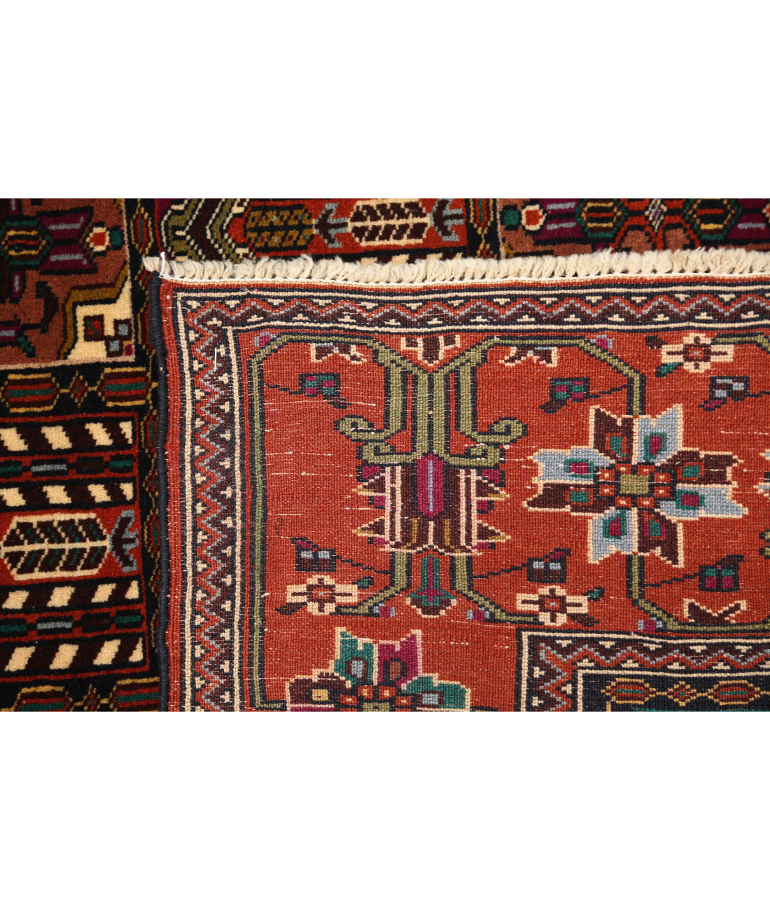 Baluch 3'3'' X 4'8'' Hand-Knotted Wool Rug 3'3'' x 4'8'' (98 X 140) / Multi / Rust