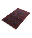 Baluch 2'9'' X 4'5'' Hand-Knotted Wool Rug 2'9'' x 4'5'' (83 X 133) / Red / N/A