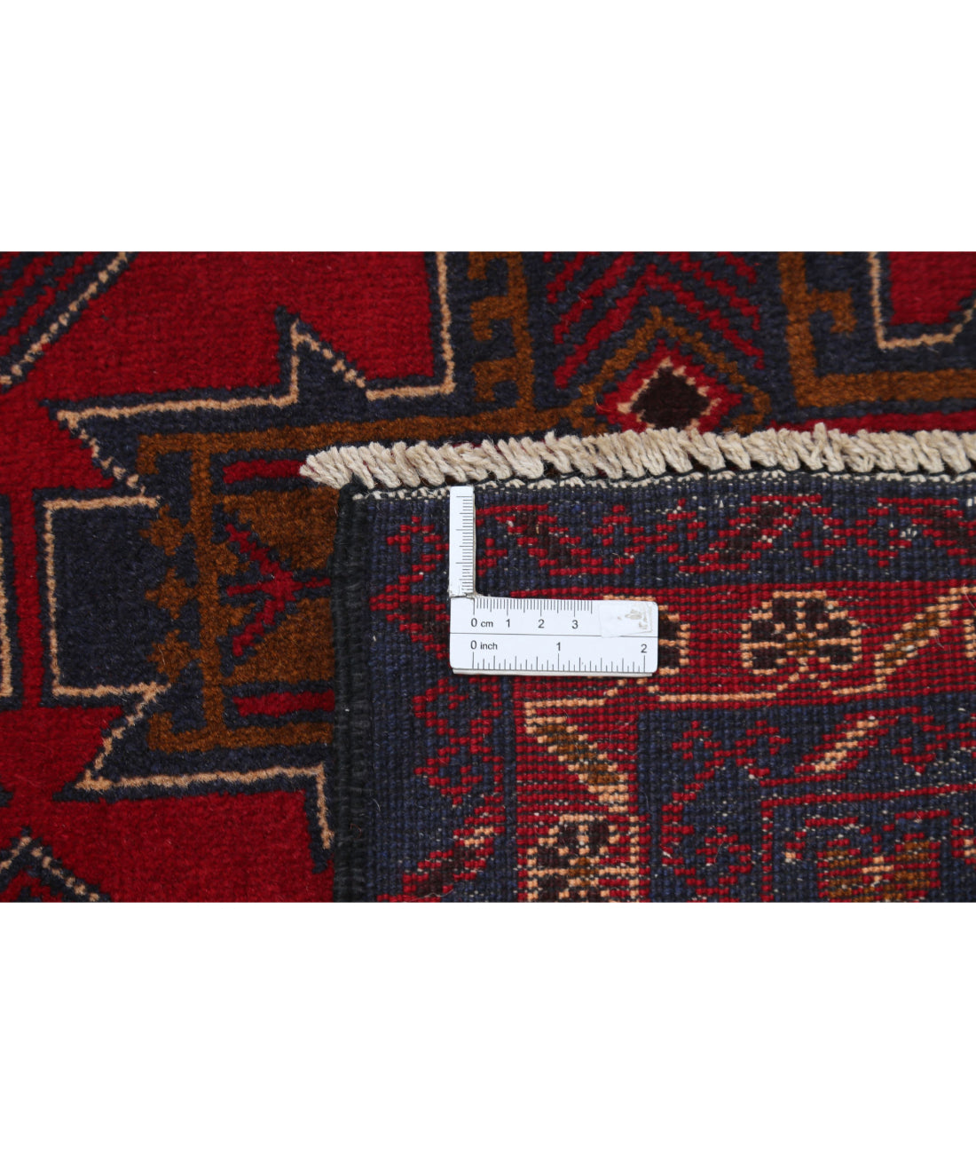 Baluch 3'0'' X 4'9'' Hand-Knotted Wool Rug 3'0'' x 4'9'' (90 X 143) / Red / N/A