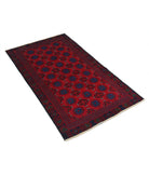 Baluch 2'10'' X 4'8'' Hand-Knotted Wool Rug 2'10'' x 4'8'' (85 X 140) / Red / N/A