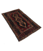 Baluch 2'11'' X 4'6'' Hand-Knotted Wool Rug 2'11'' x 4'6'' (88 X 135) / Red / N/A