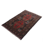 Baluch 3'1'' X 4'8'' Hand-Knotted Wool Rug 3'1'' x 4'8'' (93 X 140) / Red / N/A