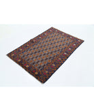 Baluch 3'3'' X 4'10'' Hand-Knotted Wool Rug 3'3'' x 4'10'' (98 X 145) / Red / N/A