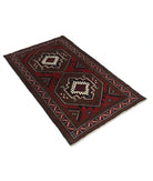 Baluch 2'11'' X 5'0'' Hand-Knotted Wool Rug 2'11'' x 5'0'' (88 X 150) / Red / N/A