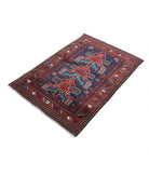 Baluch 2'10'' X 4'0'' Hand-Knotted Wool Rug 2'10'' x 4'0'' (85 X 120) / Red / N/A