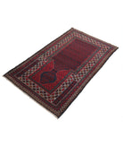 Baluch 2'9'' X 4'6'' Hand-Knotted Wool Rug 2'9'' x 4'6'' (83 X 135) / Red / N/A