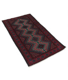 Baluch 2'8'' X 4'1'' Hand-Knotted Wool Rug 2'8'' x 4'1'' (80 X 123) / Red / N/A