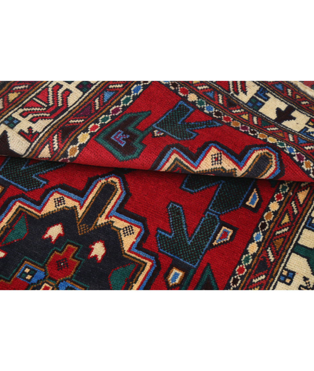 Baluch 2'11'' X 4'9'' Hand-Knotted Wool Rug 2'11'' x 4'9'' (88 X 143) / Red / N/A