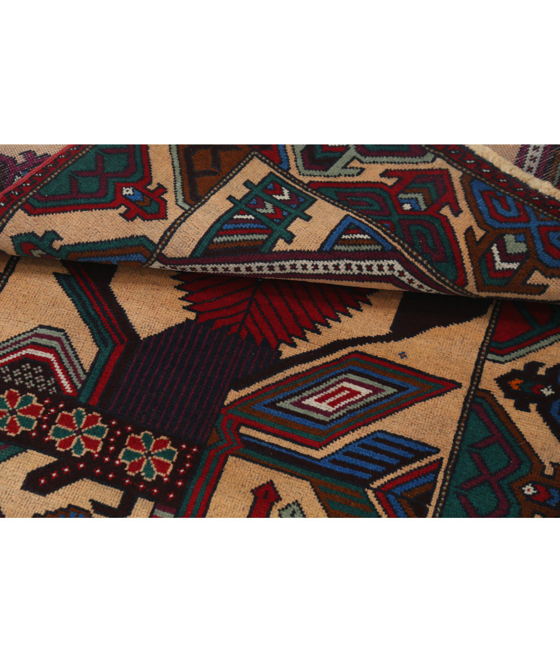 Baluch 2'10'' X 5'0'' Hand-Knotted Wool Rug 2'10'' x 5'0'' (85 X 150) / Red / N/A