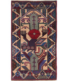 Baluch 2'10'' X 5'0'' Hand-Knotted Wool Rug 2'10'' x 5'0'' (85 X 150) / Red / N/A