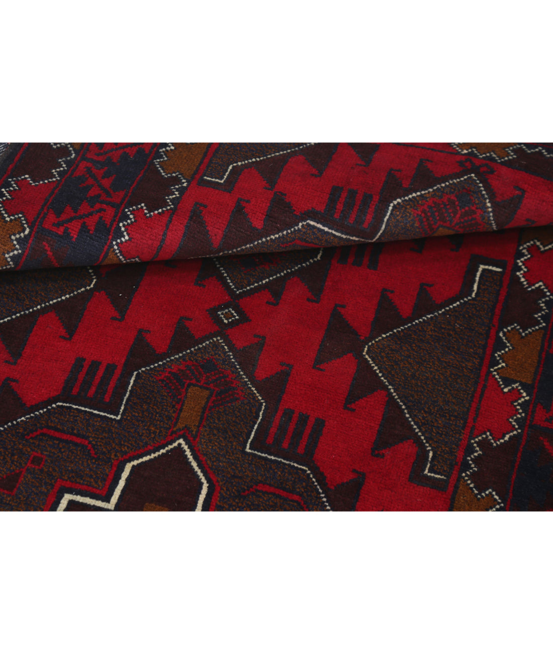 Baluch 2'1'' X 5'1'' Hand-Knotted Wool Rug 2'1'' x 5'1'' (63 X 153) / Red / N/A