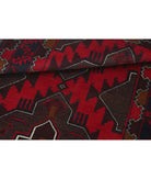 Baluch 2'1'' X 5'1'' Hand-Knotted Wool Rug 2'1'' x 5'1'' (63 X 153) / Red / N/A