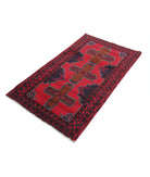 Baluch 2'10'' X 4'9'' Hand-Knotted Wool Rug 2'10'' x 4'9'' (85 X 143) / Red / N/A