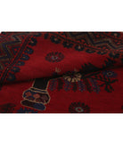 Baluch 2'10'' X 4'8'' Hand-Knotted Wool Rug 2'10'' x 4'8'' (85 X 140) / Red / N/A