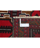 Baluch 2'10'' X 4'10'' Hand-Knotted Wool Rug 2'10'' x 4'10'' (85 X 145) / Red / N/A