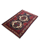 Baluch 3'0'' X 4'6'' Hand-Knotted Wool Rug 3'0'' x 4'6'' (90 X 135) / Red / N/A