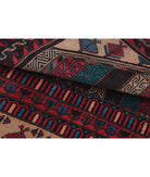 Baluch 2'10'' X 4'11'' Hand-Knotted Wool Rug 2'10'' x 4'11'' (85 X 148) / Red / N/A