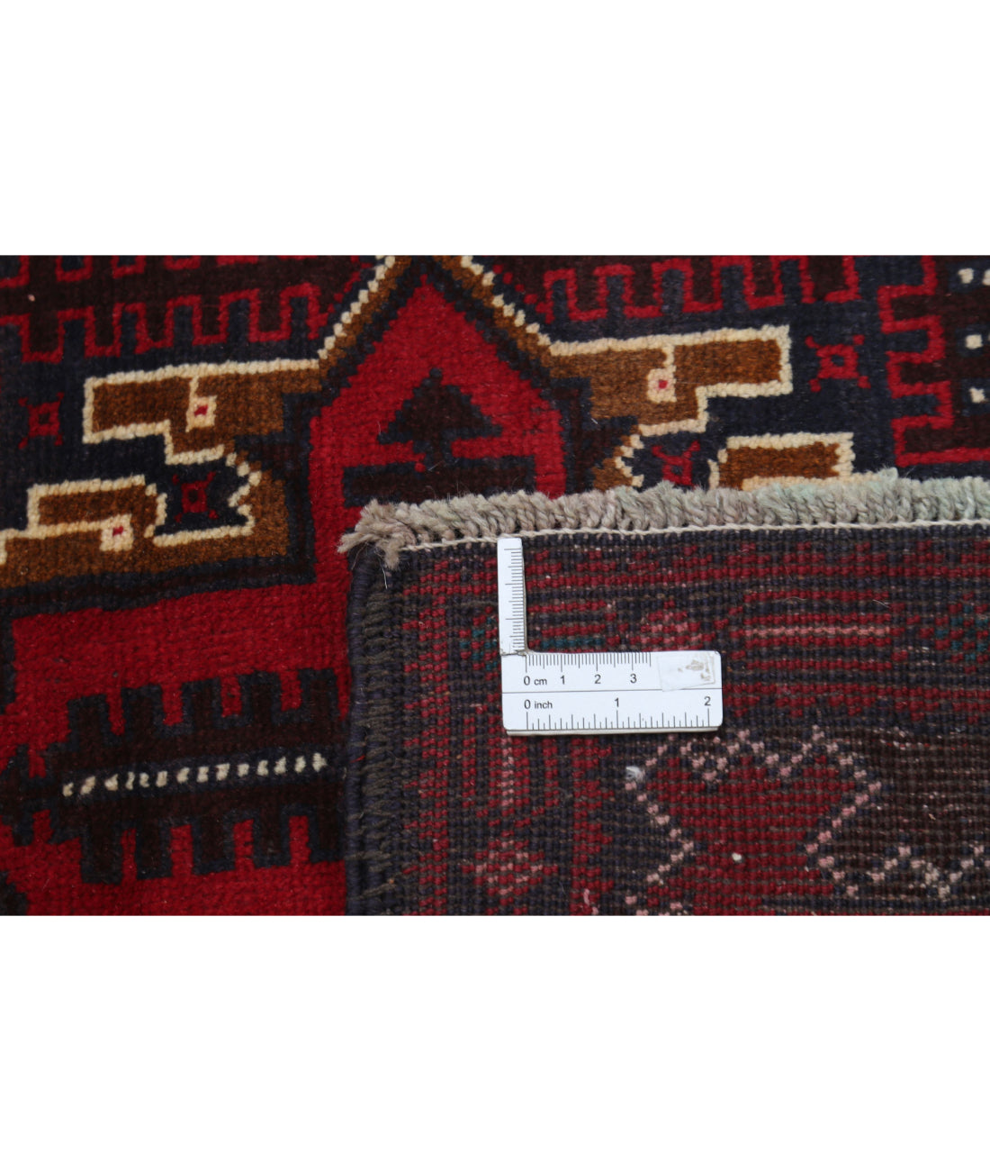 Baluch 2'9'' X 4'6'' Hand-Knotted Wool Rug 2'9'' x 4'6'' (83 X 135) / Red / N/A