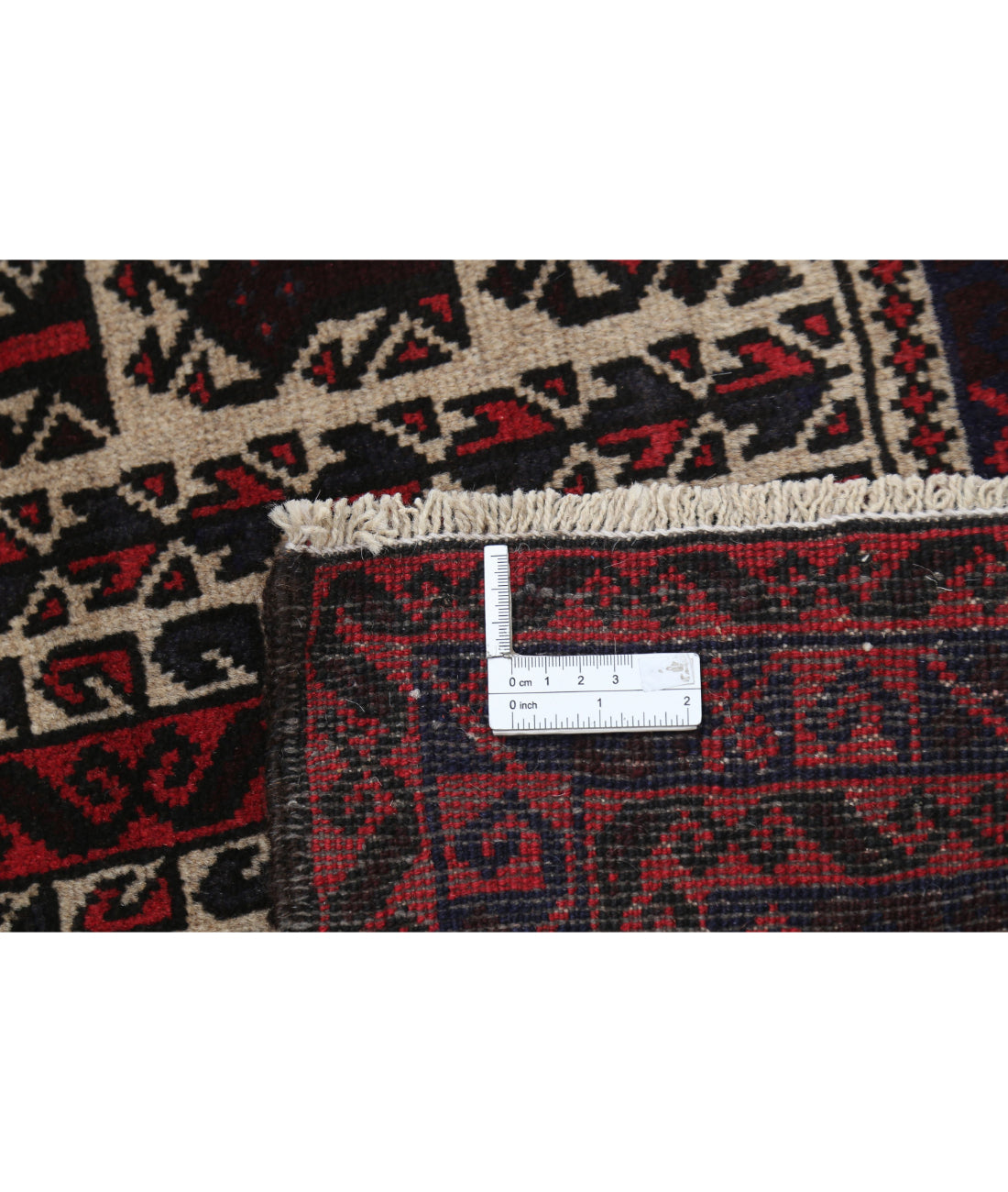 Baluch 2'10'' X 5'0'' Hand-Knotted Wool Rug 2'10'' x 5'0'' (85 X 150) / Red / N/A