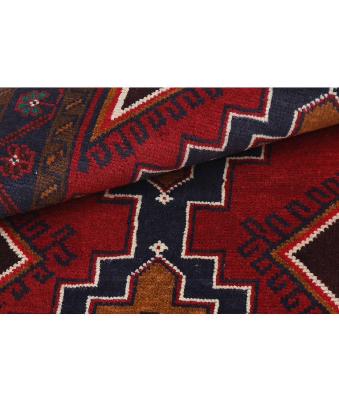 Baluch 2'8'' X 5'0'' Hand-Knotted Wool Rug 2'8'' x 5'0'' (80 X 150) / Red / N/A