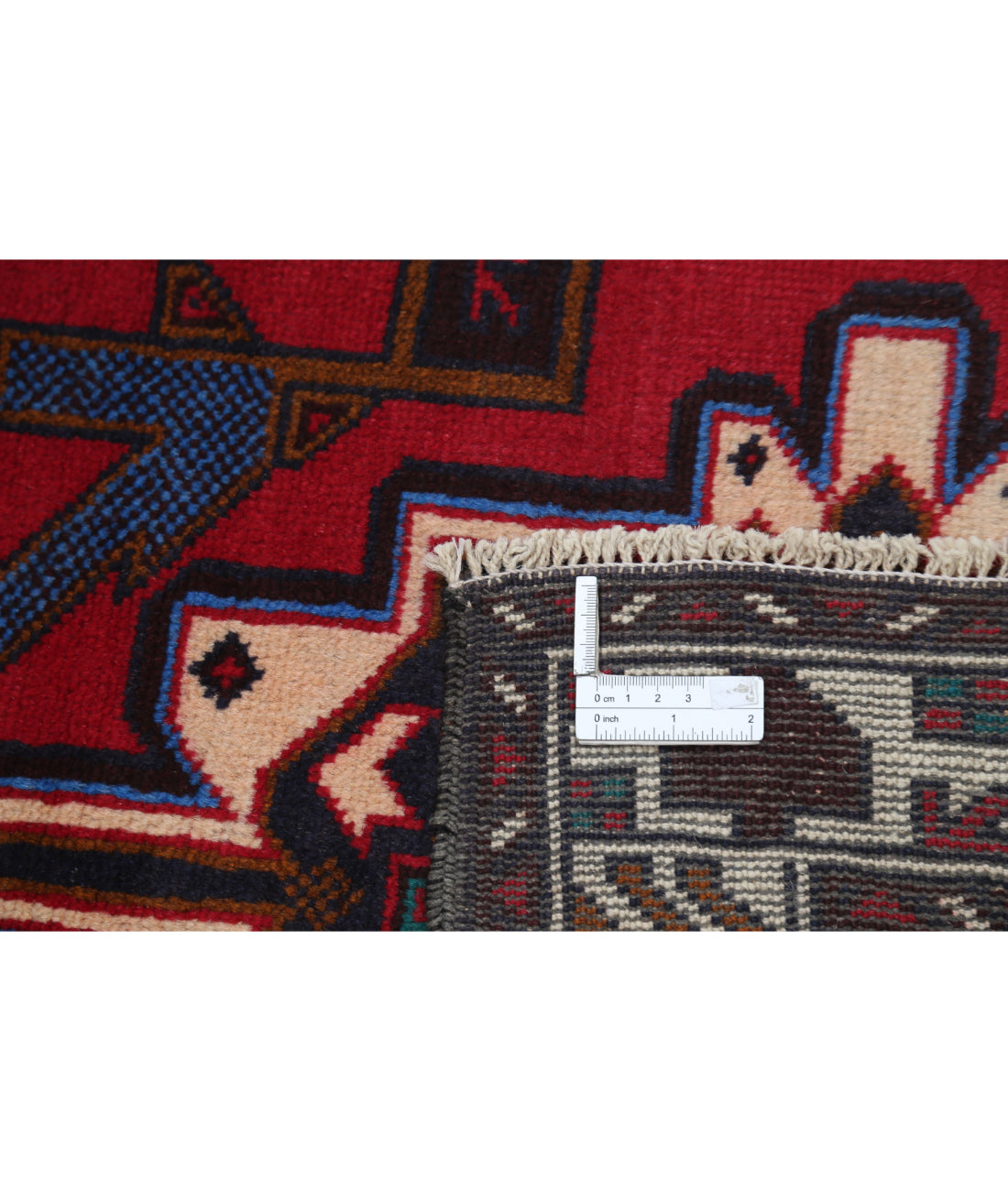 Baluch 2'8'' X 4'8'' Hand-Knotted Wool Rug 2'8'' x 4'8'' (80 X 140) / Red / N/A