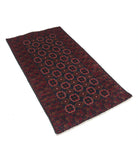 Baluch 2'8'' X 4'10'' Hand-Knotted Wool Rug 2'8'' x 4'10'' (80 X 145) / Red / N/A