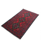 Baluch 2'8'' X 4'8'' Hand-Knotted Wool Rug 2'8'' x 4'8'' (80 X 140) / Red / N/A