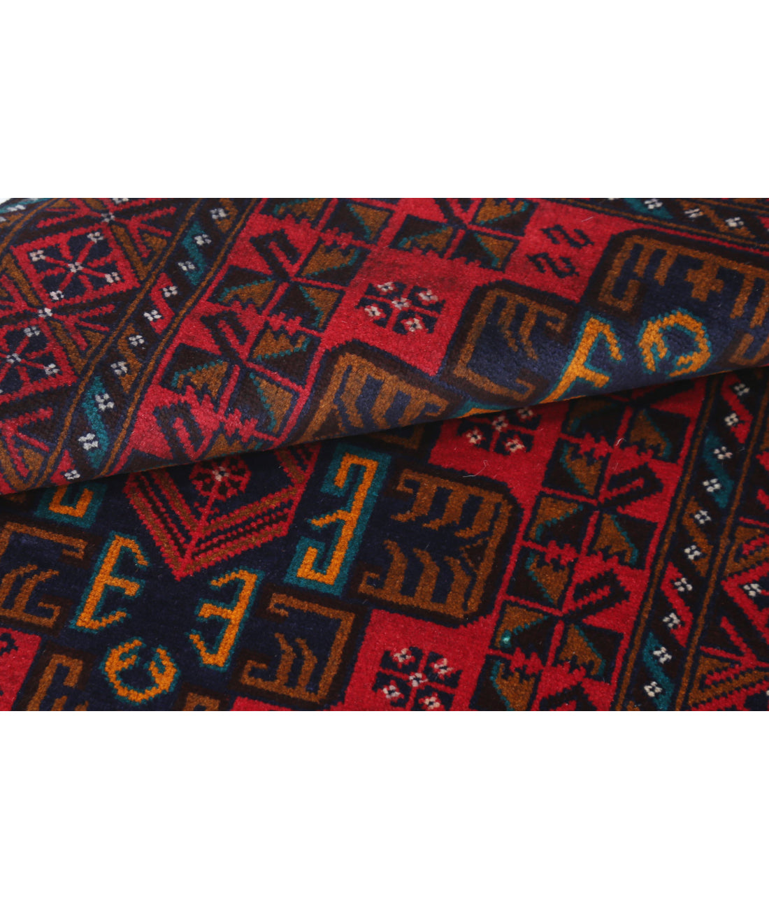 Baluch 2'8'' X 4'8'' Hand-Knotted Wool Rug 2'8'' x 4'8'' (80 X 140) / Red / N/A