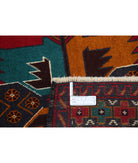 Baluch 2'11'' X 4'8'' Hand-Knotted Wool Rug 2'11'' x 4'8'' (88 X 140) / Red / N/A