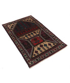 Baluch 2'11'' X 4'6'' Hand-Knotted Wool Rug 2'11'' x 4'6'' (88 X 135) / Red / N/A