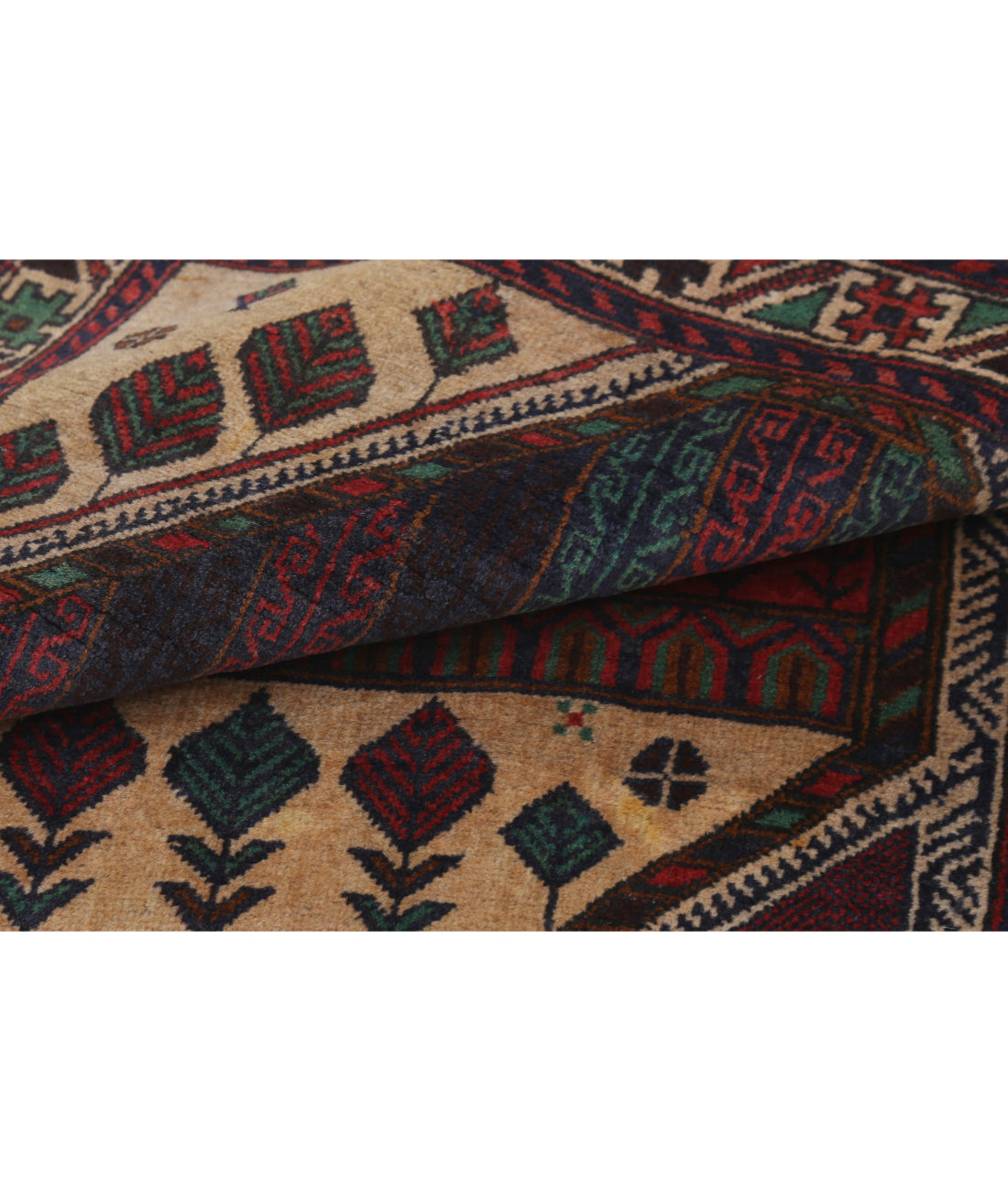 Baluch 2'11'' X 4'6'' Hand-Knotted Wool Rug 2'11'' x 4'6'' (88 X 135) / Red / N/A