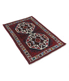 Baluch 3'0'' X 4'5'' Hand-Knotted Wool Rug 3'0'' x 4'5'' (90 X 133) / Red / N/A