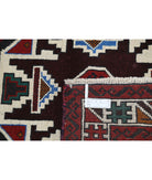 Baluch 3'0'' X 4'5'' Hand-Knotted Wool Rug 3'0'' x 4'5'' (90 X 133) / Red / N/A