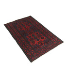 Baluch 3'0'' X 4'6'' Hand-Knotted Wool Rug 3'0'' x 4'6'' (90 X 135) / Red / N/A