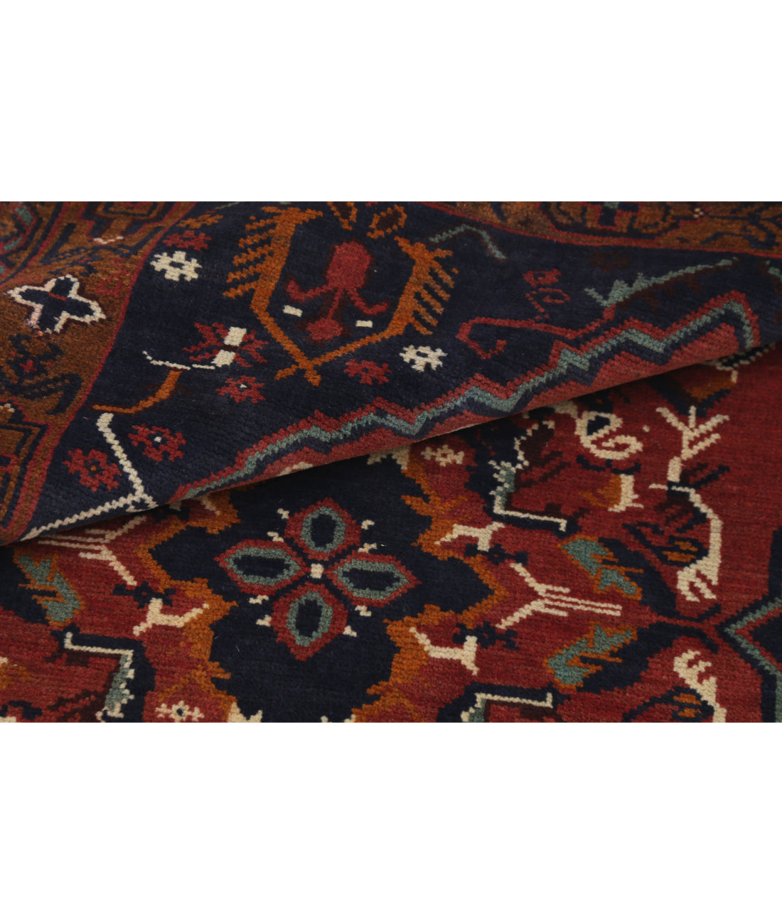 Baluch 3'0'' X 4'7'' Hand-Knotted Wool Rug 3'0'' x 4'7'' (90 X 138) / Red / N/A