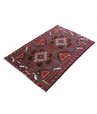 Baluch 2'11'' X 4'6'' Hand-Knotted Wool Rug 2'11'' x 4'6'' (88 X 135) / Red / N/A