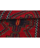 Baluch 2'10'' X 4'6'' Hand-Knotted Wool Rug 2'10'' x 4'6'' (85 X 135) / Red / N/A