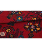 Baluch 2'11'' X 4'3'' Hand-Knotted Wool Rug 2'11'' x 4'3'' (88 X 128) / Red / N/A