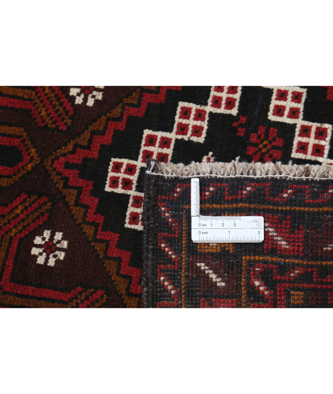 Baluch 2'9'' X 4'8'' Hand-Knotted Wool Rug 2'9'' x 4'8'' (83 X 140) / Red / N/A