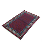 Baluch 2'9'' X 4'5'' Hand-Knotted Wool Rug 2'9'' x 4'5'' (83 X 133) / Red / N/A