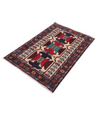 Baluch 2'11'' X 4'5'' Hand-Knotted Wool Rug 2'11'' x 4'5'' (88 X 133) / Red / N/A