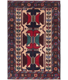 Baluch 2'11'' X 4'5'' Hand-Knotted Wool Rug 2'11'' x 4'5'' (88 X 133) / Red / N/A