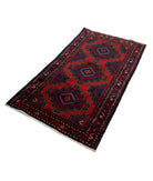 Baluch 2'9'' X 4'10'' Hand-Knotted Wool Rug 2'9'' x 4'10'' (83 X 145) / Red / N/A