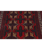 Baluch 2'9'' X 4'5'' Hand-Knotted Wool Rug 2'9'' x 4'5'' (83 X 133) / Red / N/A