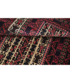 Baluch 3'0'' X 4'11'' Hand-Knotted Wool Rug 3'0'' x 4'11'' (90 X 148) / Red / N/A