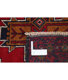 Baluch 2'11'' X 4'10'' Hand-Knotted Wool Rug 2'11'' x 4'10'' (88 X 145) / Red / N/A